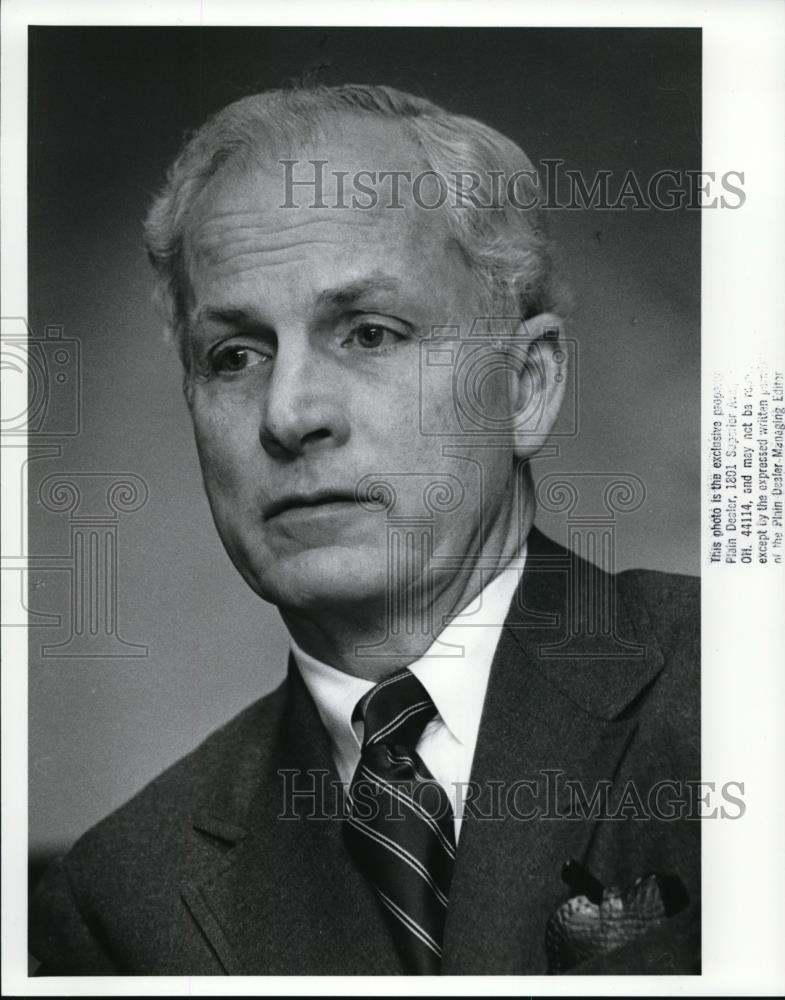 1989 Press Photo G.Bretnall Williams Exec.Vice Pres. of M.K Ferguson Company. - Historic Images