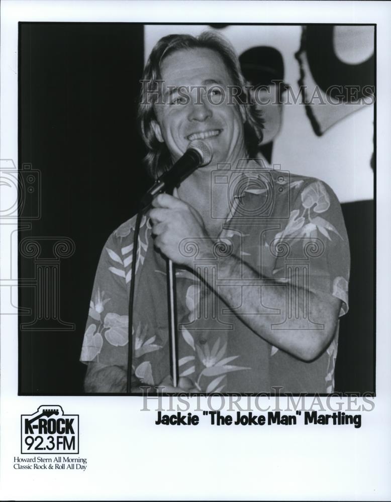 1993 Press Photo Jackie &quot;The Joke Man&quot; Martling - Historic Images