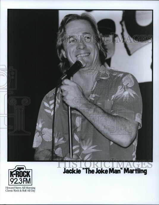 1993 Press Photo Jackie "The Joke Man" Martling - Historic Images