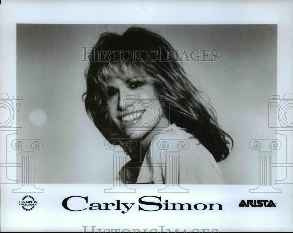 1988 Press Photo Carly Simon - Historic Images