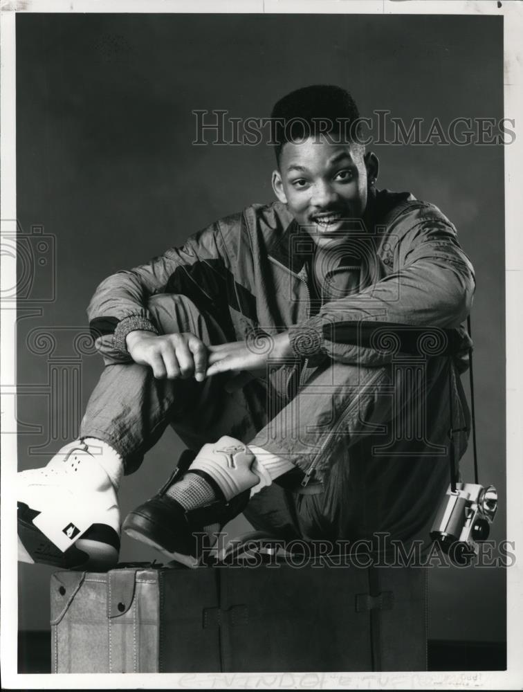 1990 Press Photo Will Smith in Fresh Prince of Bel Air - Historic Images