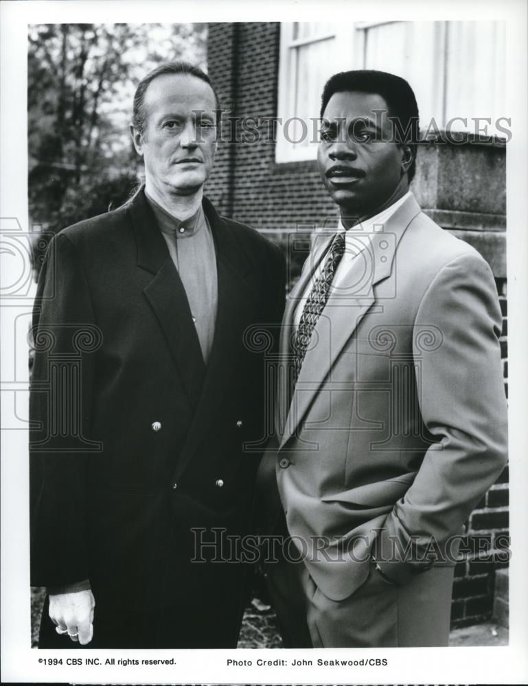 1994 Press Photo Peter Fonda Carl Weathers "In The Heat Of The Night" - Historic Images
