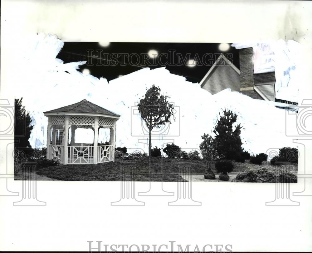 1987 Press Photo The model house at the Home and Flower Show - Historic Images