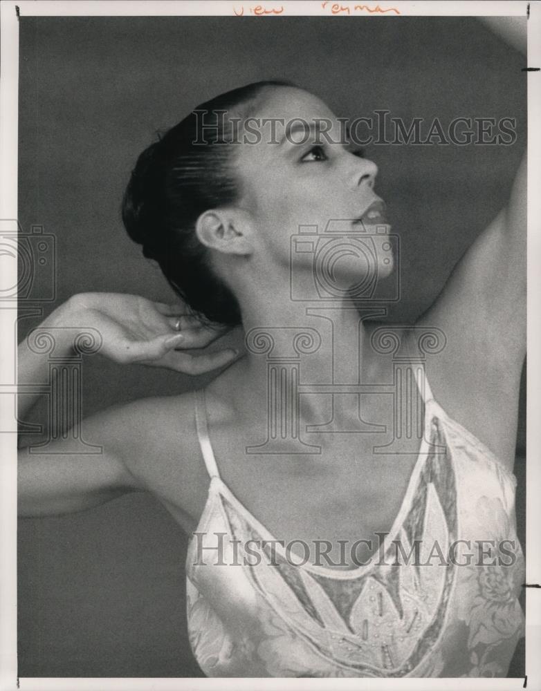 1991 Press Photo Pamela Reyman Ballet Cleveland - Historic Images