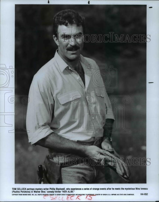 1989 Press Photo Tom Selleck in Her Alibi - Historic Images