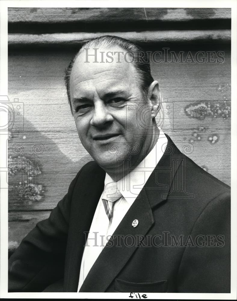 1984 Press Photo Jack Wiewel, President of the German-American Societies - Historic Images