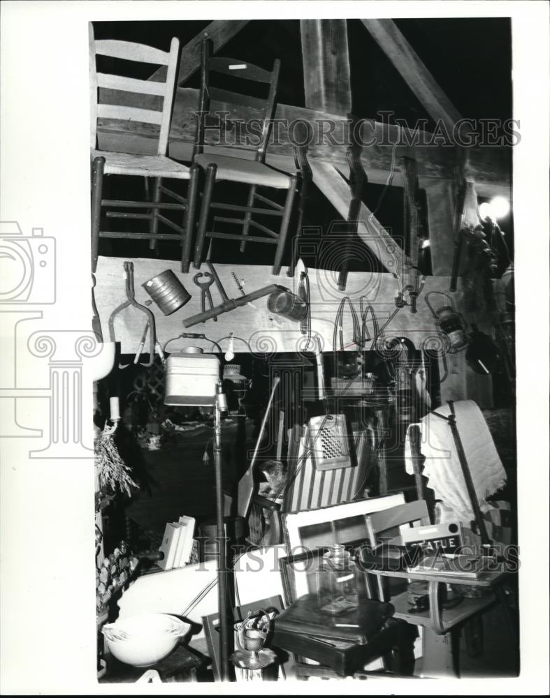 1986 Press Photo The Jameston Homestead antique show - Historic Images
