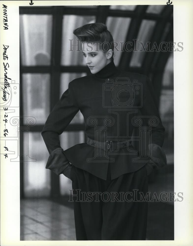 1986 Press Photo Claude Montana - Historic Images