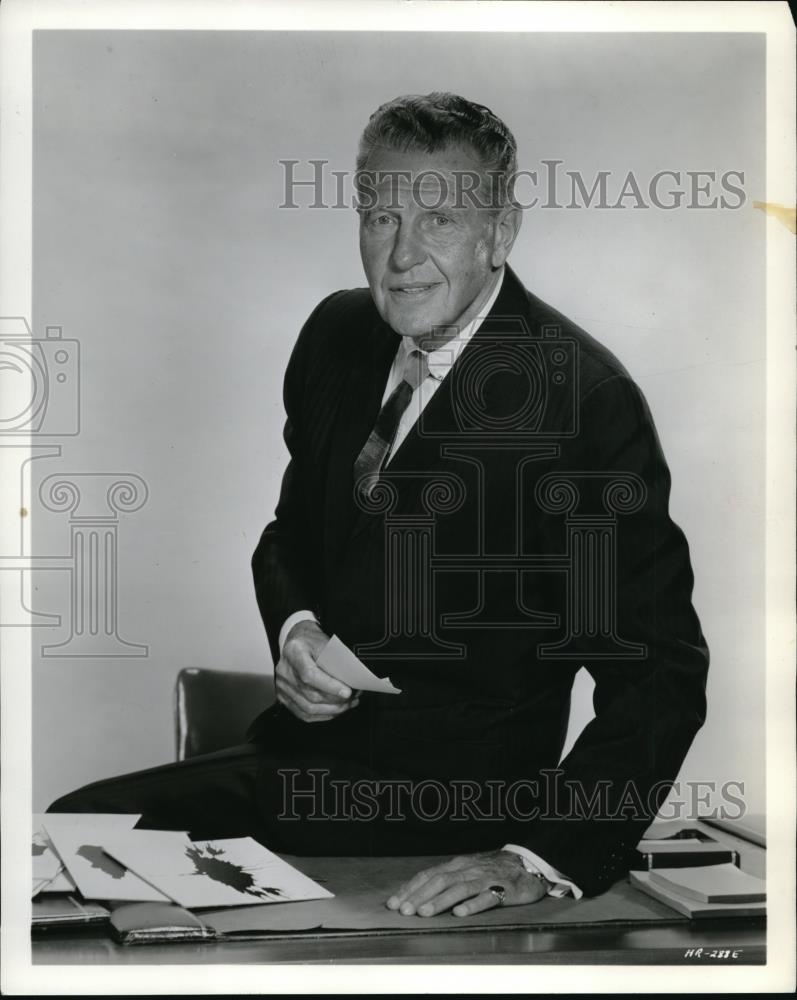 1963 Press Photo Ralph Bellamy - Historic Images