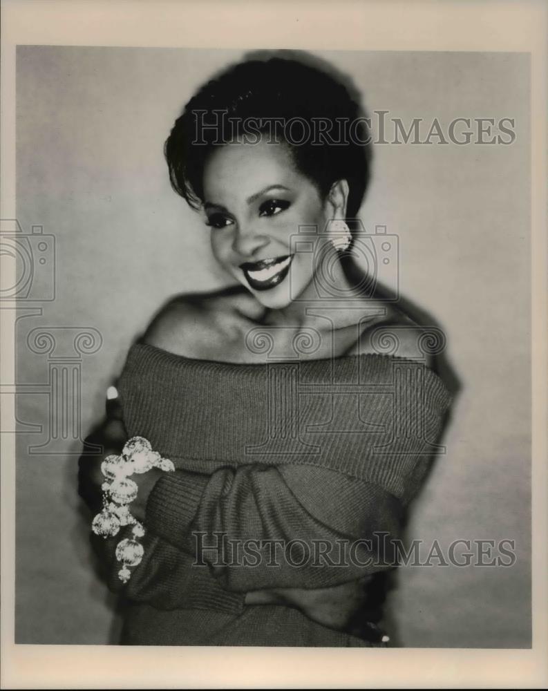 1983 Press Photo Gladys Knight - Historic Images