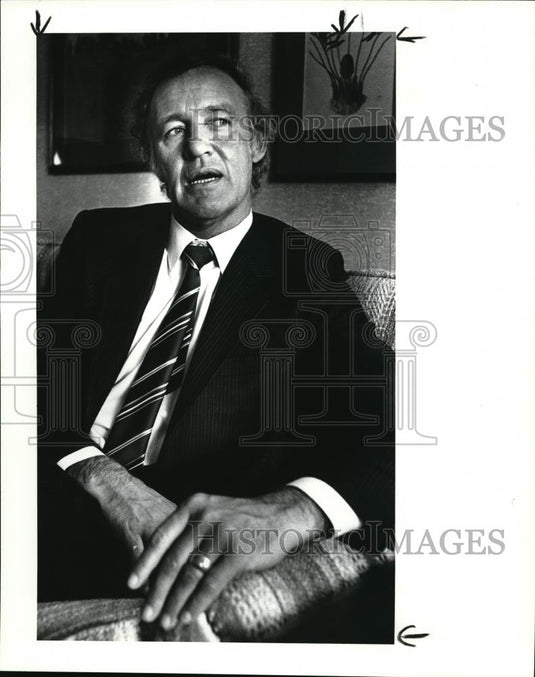 1985 Press Photo David A. Yallop of In God's Name - Historic Images