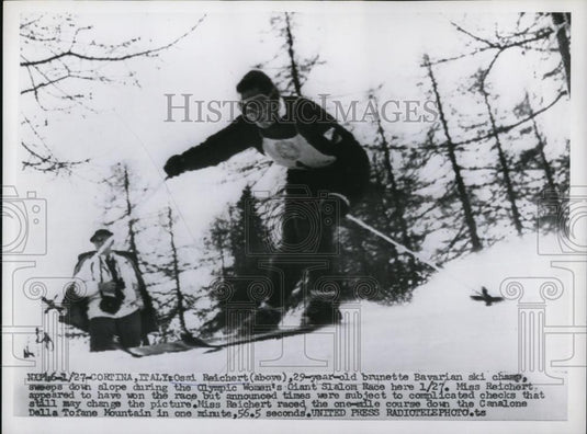 1956 Press Photo Ossi Reichert - Historic Images