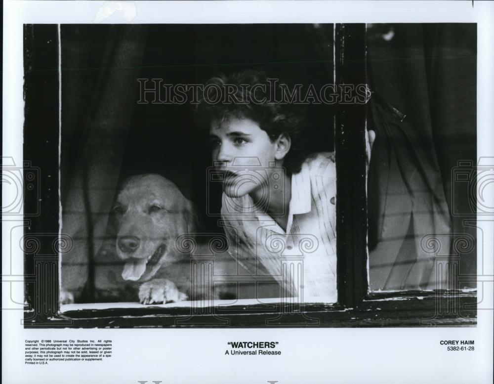 1989 Press Photo Corey Haim in Watchers - Historic Images