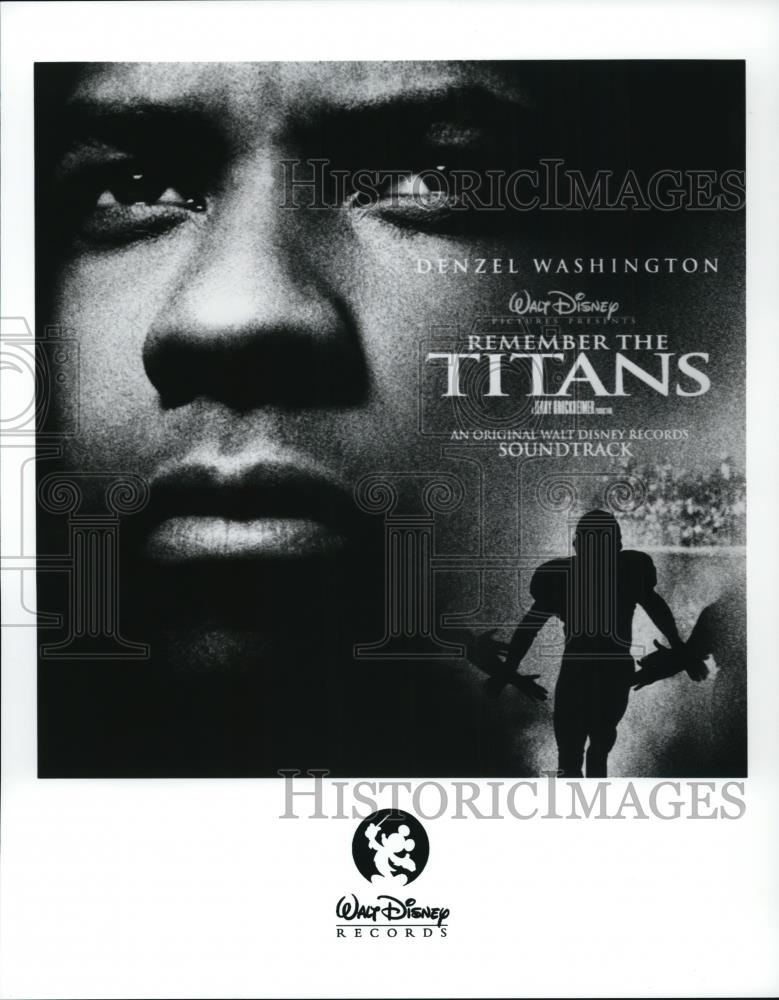 Undated Press Photo Denzel Washington stars in Remember the Titans Walt Disney - Historic Images