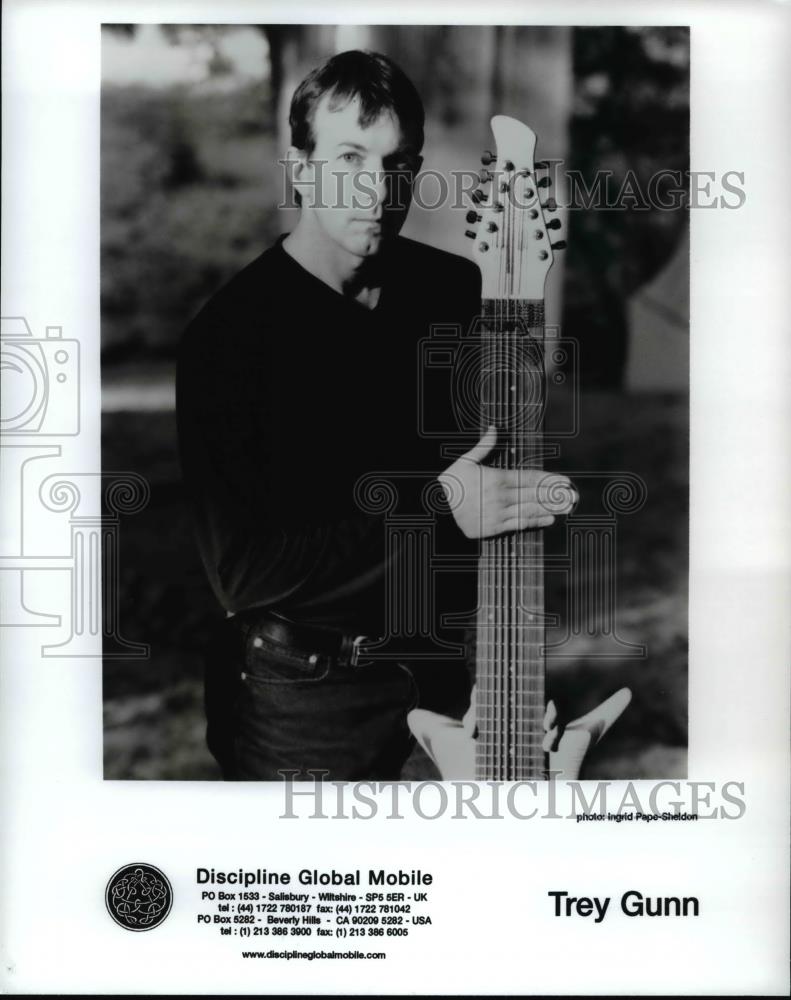 Press Photo Trey Gunn - Historic Images