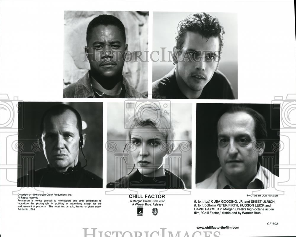 1999 Press Photo Hudson Leick & David Paymer in Chill Factor - cvp57269 - Historic Images