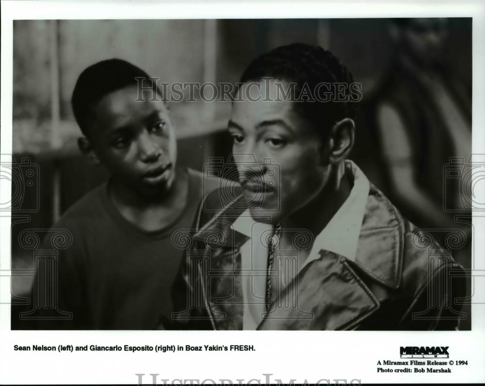 1995 Press Photo Sean Nelson and Giancarlo Esposito in "Fresh" - cvp45741 - Historic Images