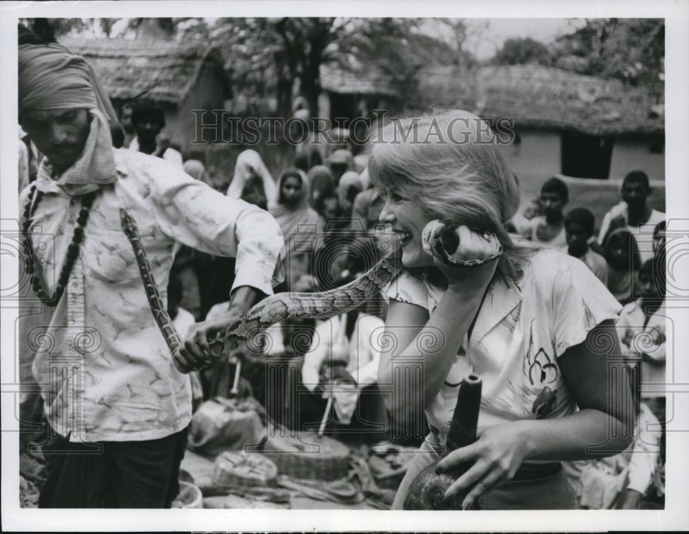1980 Press Photo Meredith MacRae of International Guinness Book of World Records - Historic Images