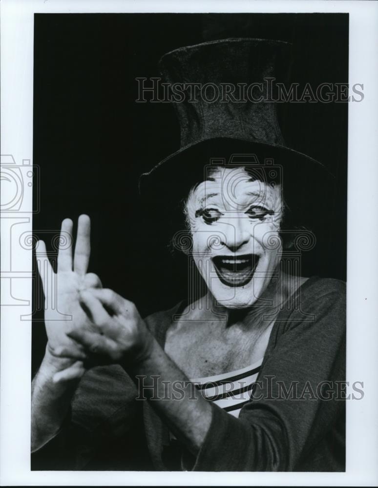 1993 Press Photo Marcel Marceau - Historic Images