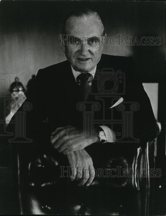 1973 Press Photo Charles Revson in Ultima II - Historic Images