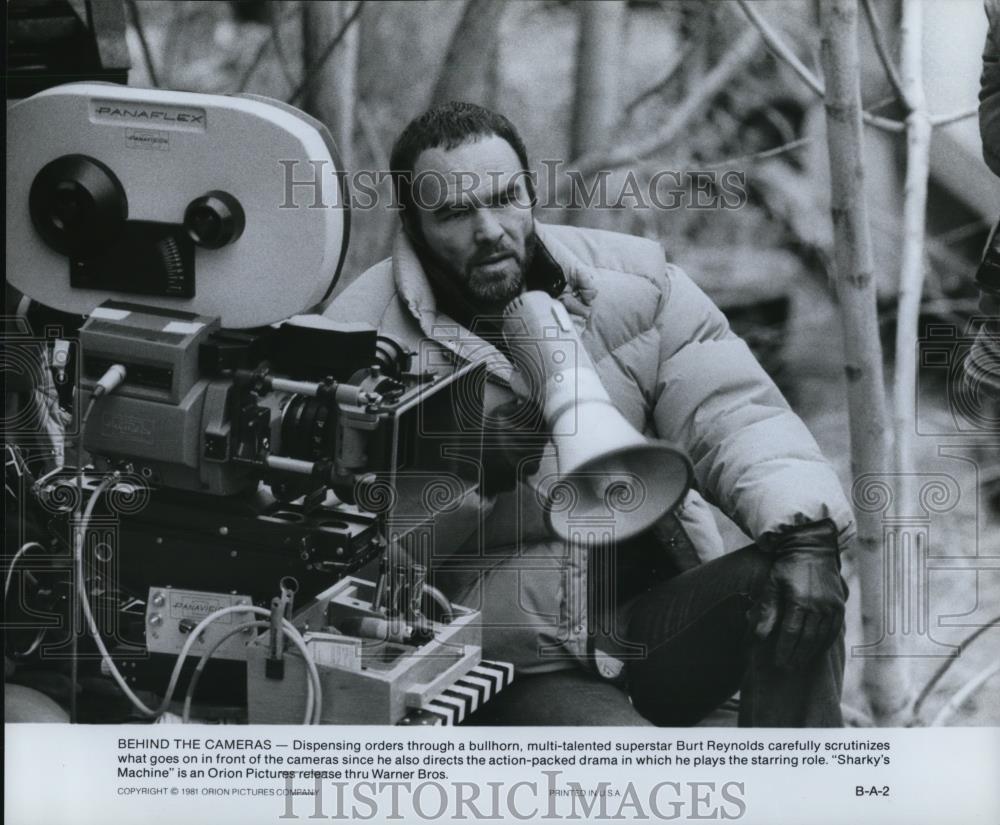 1982 Press Photo Burt Reynolds of Sharky&#39;s Machine - Historic Images