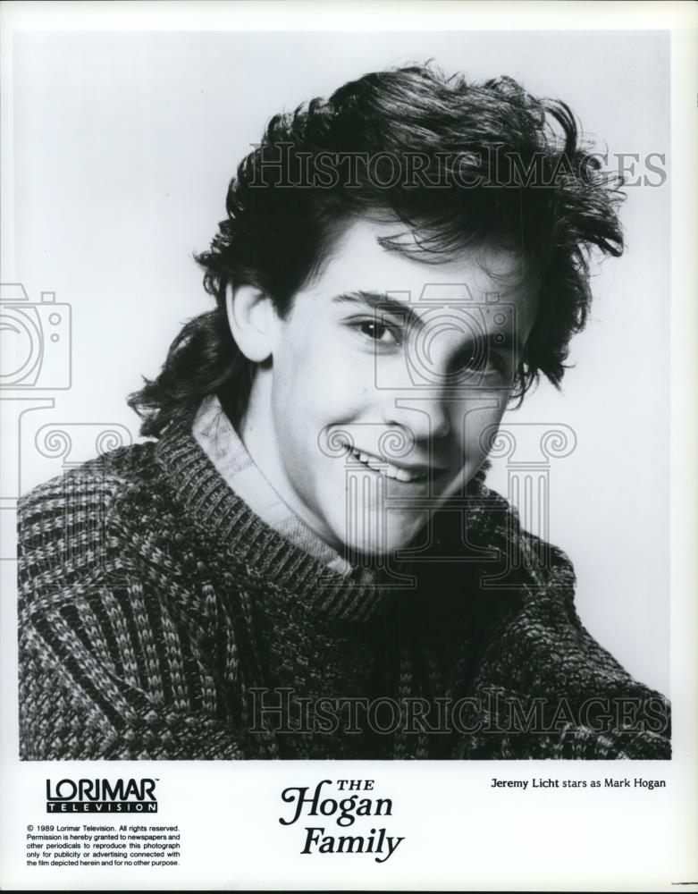 1989 Press Photo Jeremy Licht in The Hogans - Historic Images