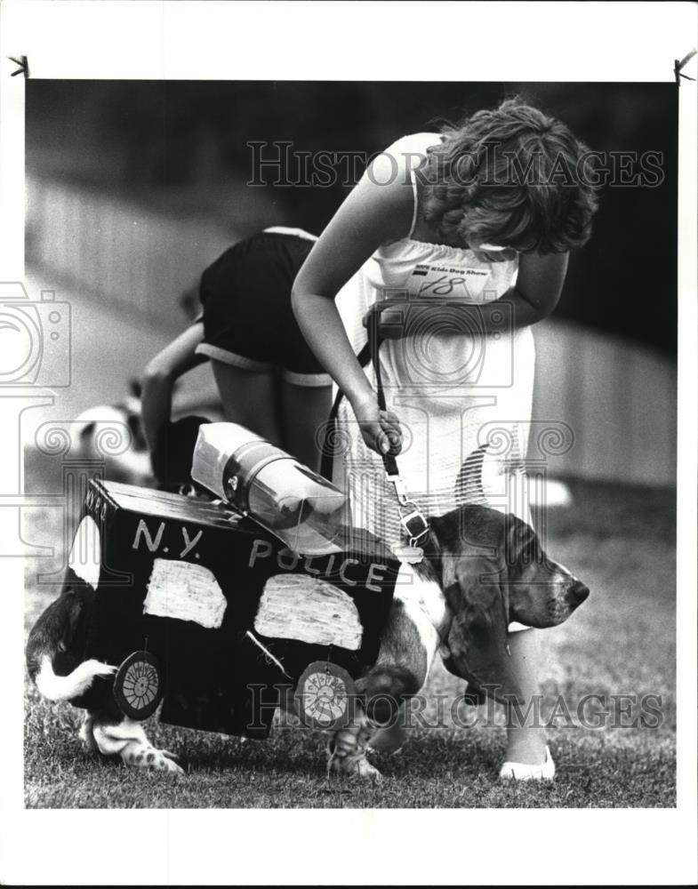 1985 Press Photo Kid&#39;s dog show - Historic Images