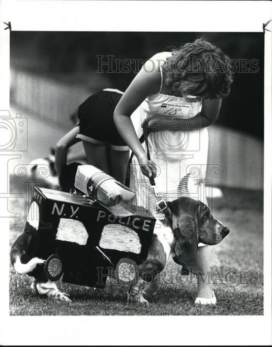 1985 Press Photo Kid's dog show - Historic Images