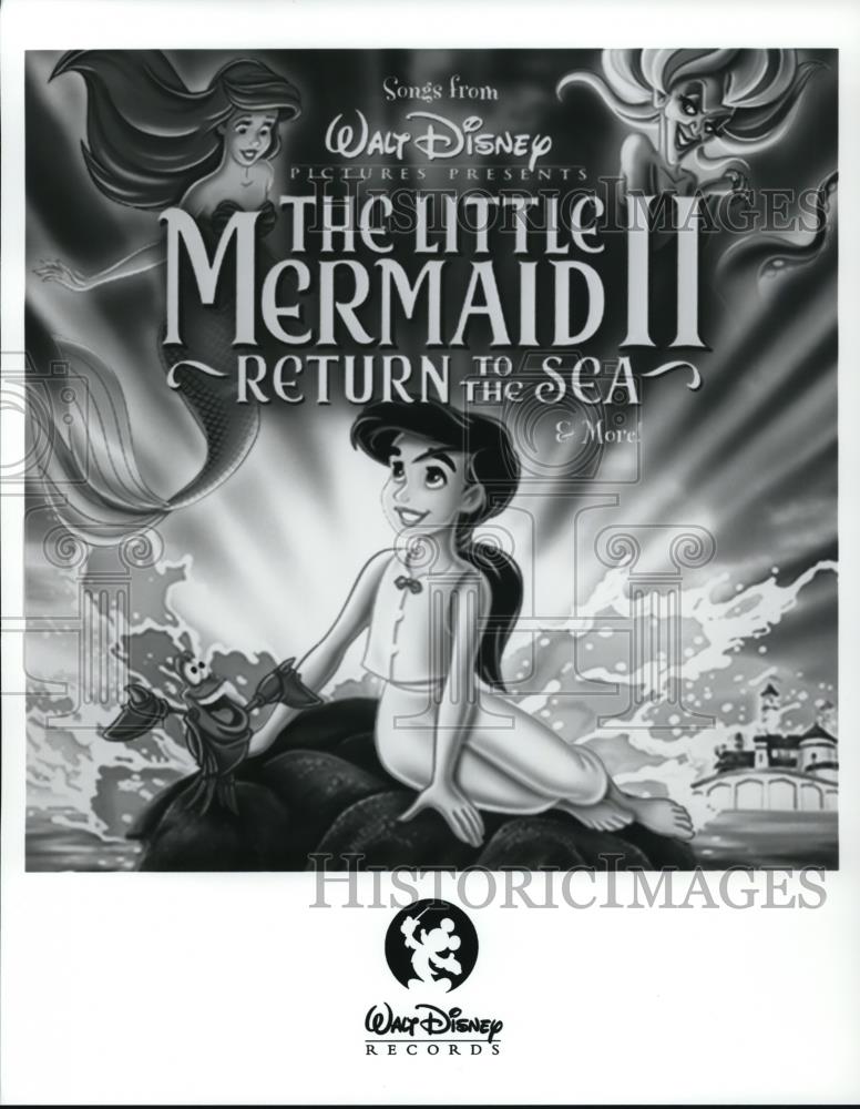 Undated Press Photo Walt Disney's The Little Mermaid II Return to the Sea - Historic Images
