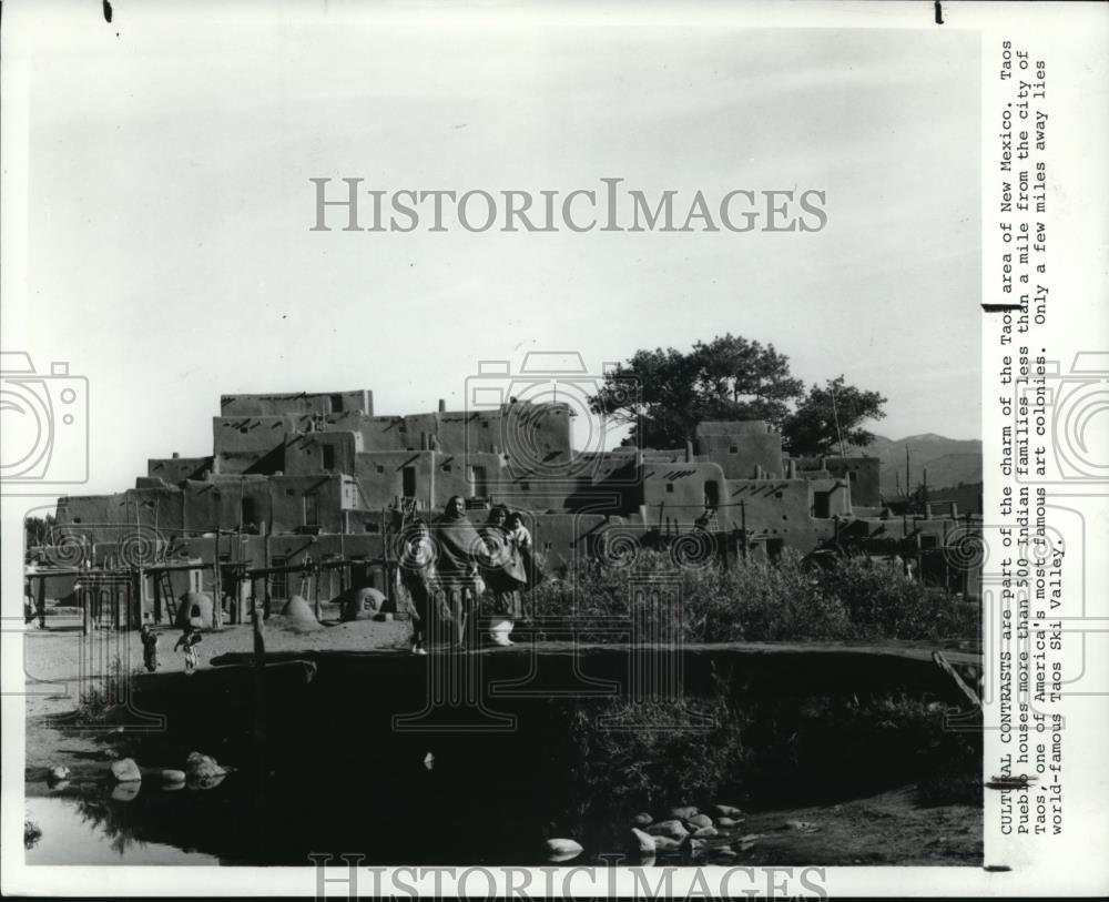 1993 Press Photo he charming place of Taos in New Mexico - Historic Images