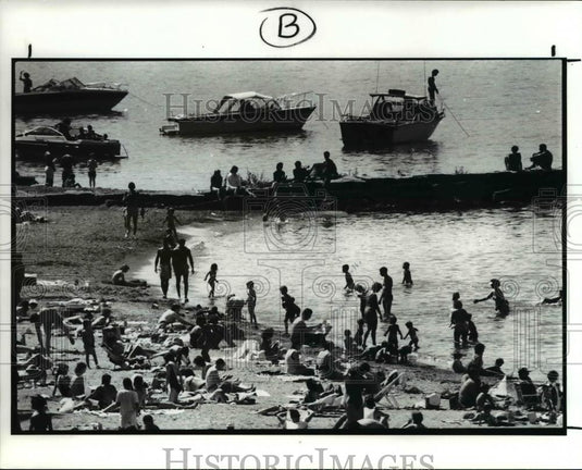 1989 Press Photo Huntington Beach - Historic Images
