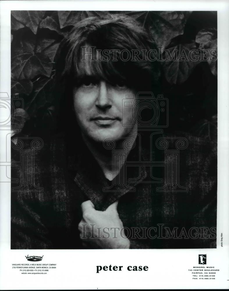 Press Photo Peter Case American Folk Rock Singer Songwriter and Musician - Historic Images