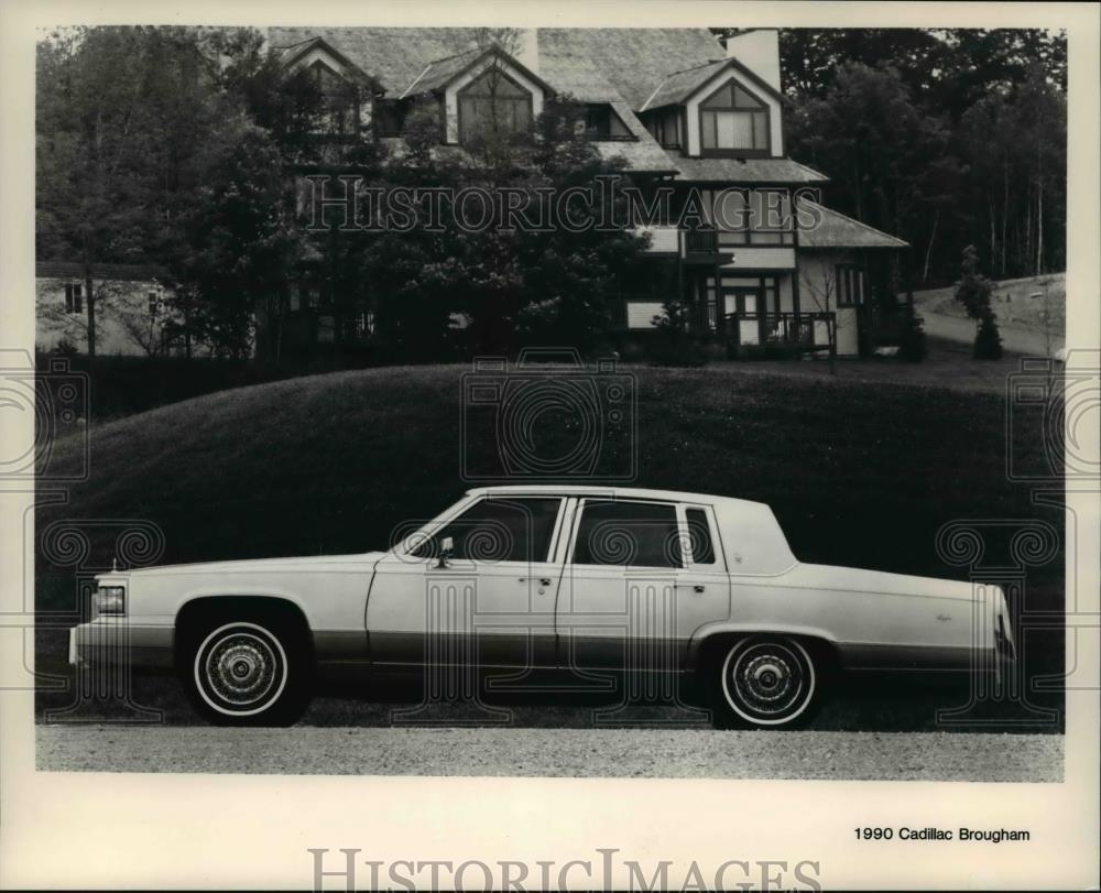 1991 Press Photo Automobile Model 1990 Cadillac Brougham - Historic Images