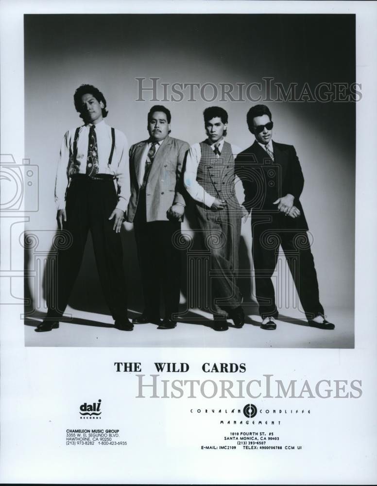 1988 Press Photo The Wild Cards - Historic Images