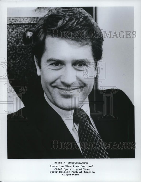 1979 Press Photo Heinz A Matuschkowitz - Historic Images