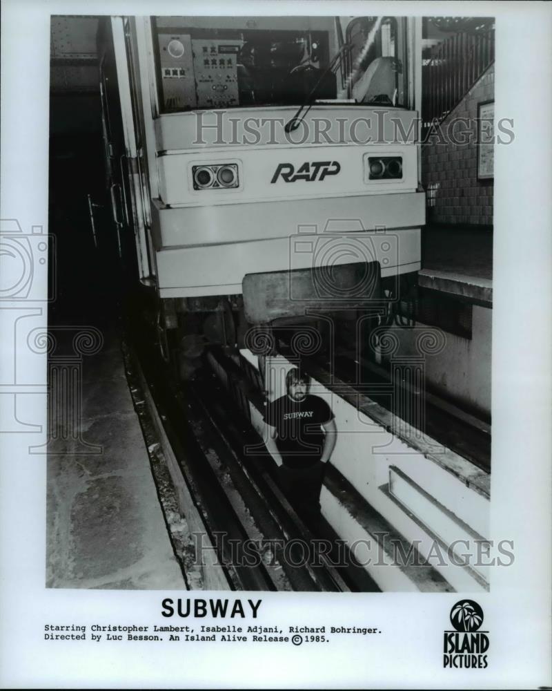 1986 Press Photo Richard Bohringer stars in Subway - Historic Images