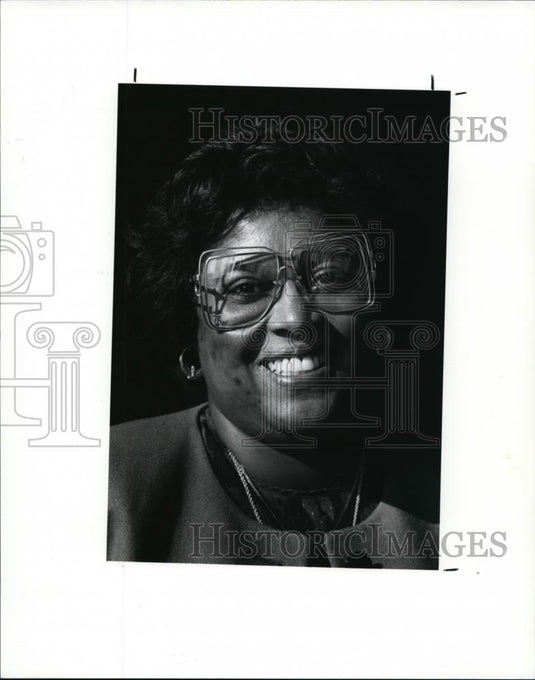 1989 Press Photo Barbara Williams, FAA Oberlin - Historic Images