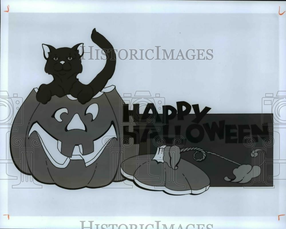 1993 Press Photo The Halloween drawing - Historic Images