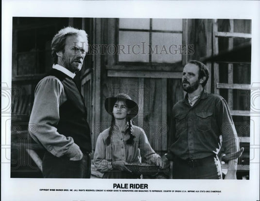 Palw Rider 1985 Press Photo Clint Eastwood in Pale Rider - cvp50086 – Historic Images