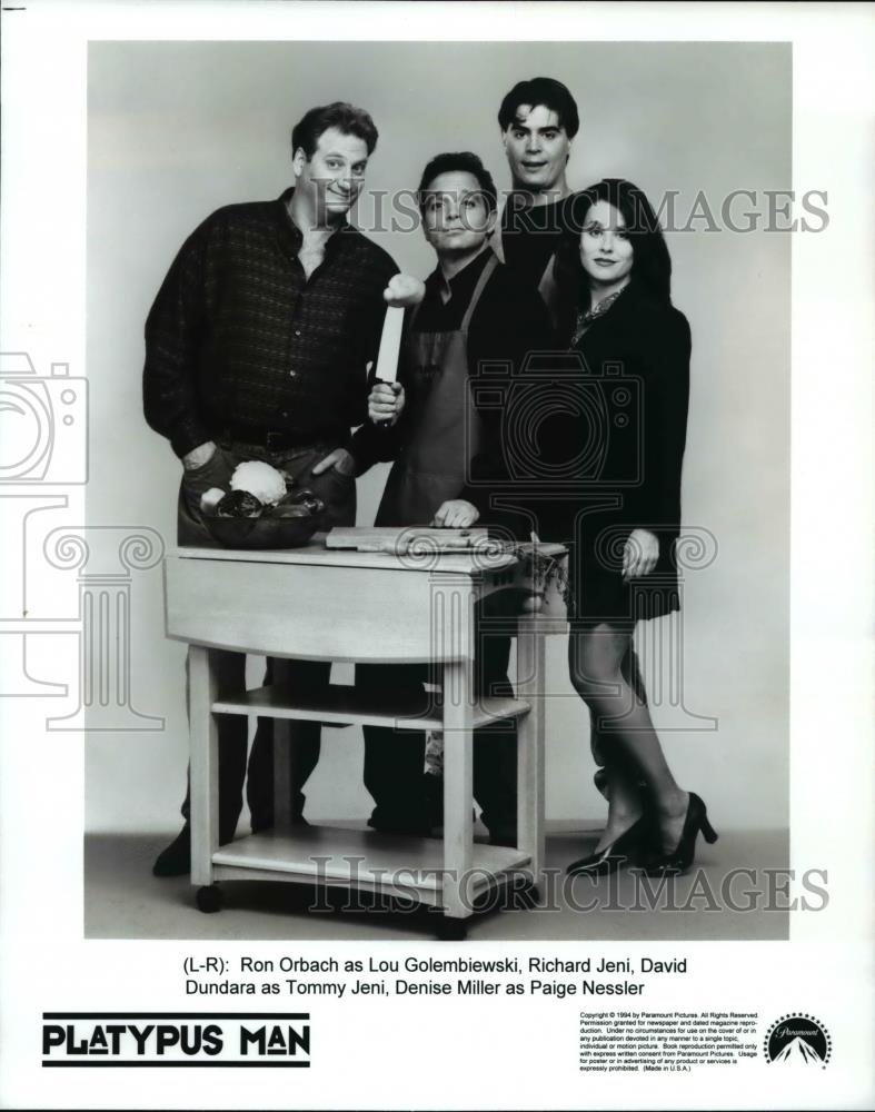 1994 Press Photo Platypus Man Cast - cvp70575 - Historic Images