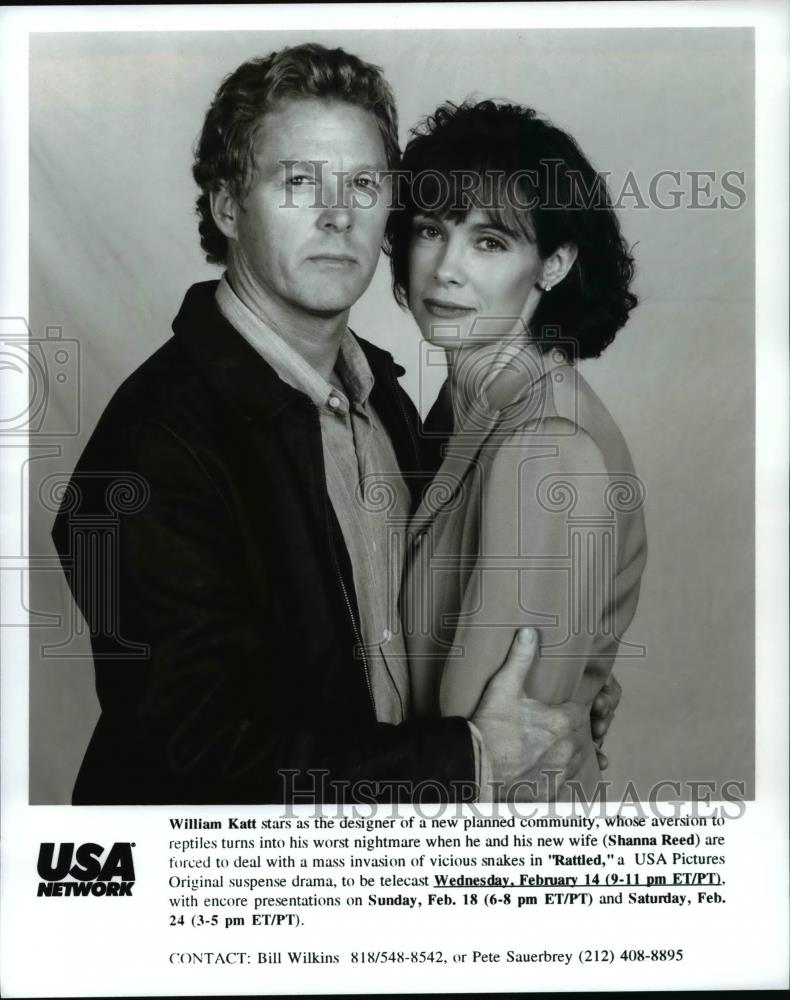 1996 Press Photo William Katt Shanna Reed in Rattled - cvp70239 - Historic Images