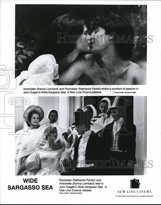 1994 Press Photo New Line Cinema presents Wide Sargasso Sea with Karina Lombard, - Historic Images