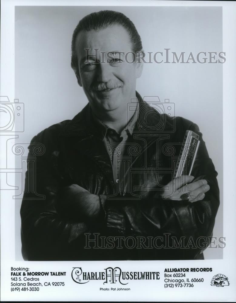 1991 Press Photo harmonica player Charlie Musselwhite - Historic Images