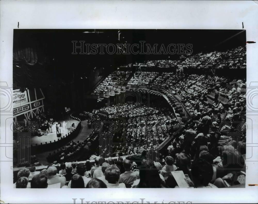 1979 Press Photo Grand Ole Opry Moves into Grand New Home at Opryland - Historic Images