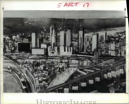 1991 Press Photo Paintings - Historic Images
