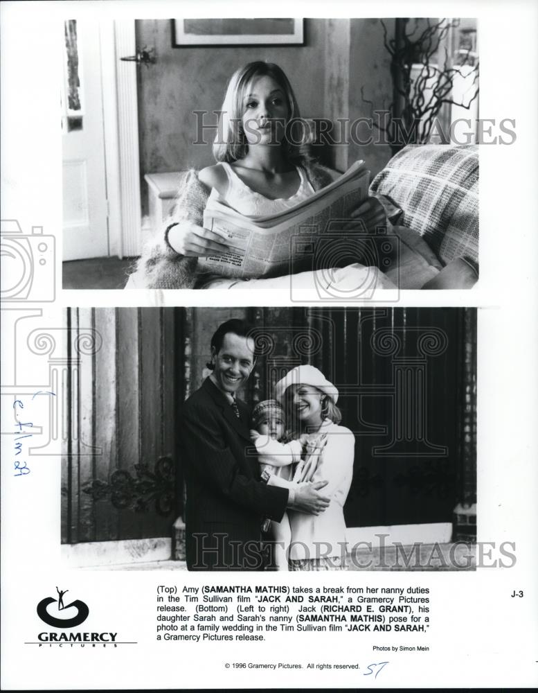1996 Press Photo Jack And Sarah Richard E Grant Samantha Mathis - cvp58374 - Historic Images