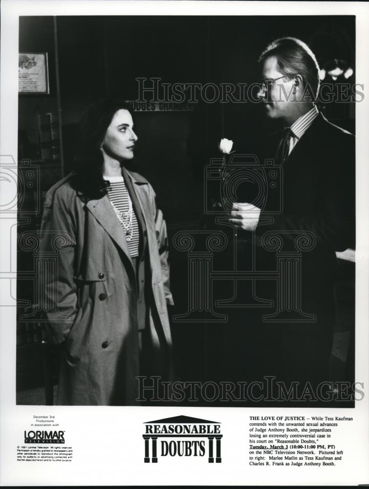 1991 Press Photo Reasonable Doubts - cvp72150 - Historic Images