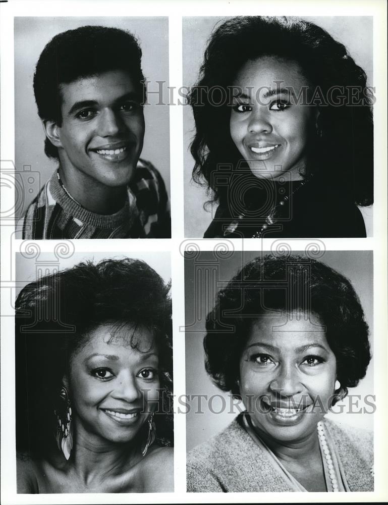 Press Photo Stars Genrations Kristoff St JOhn Sharon Brown Lynn Hamilton Jonell - Historic Images