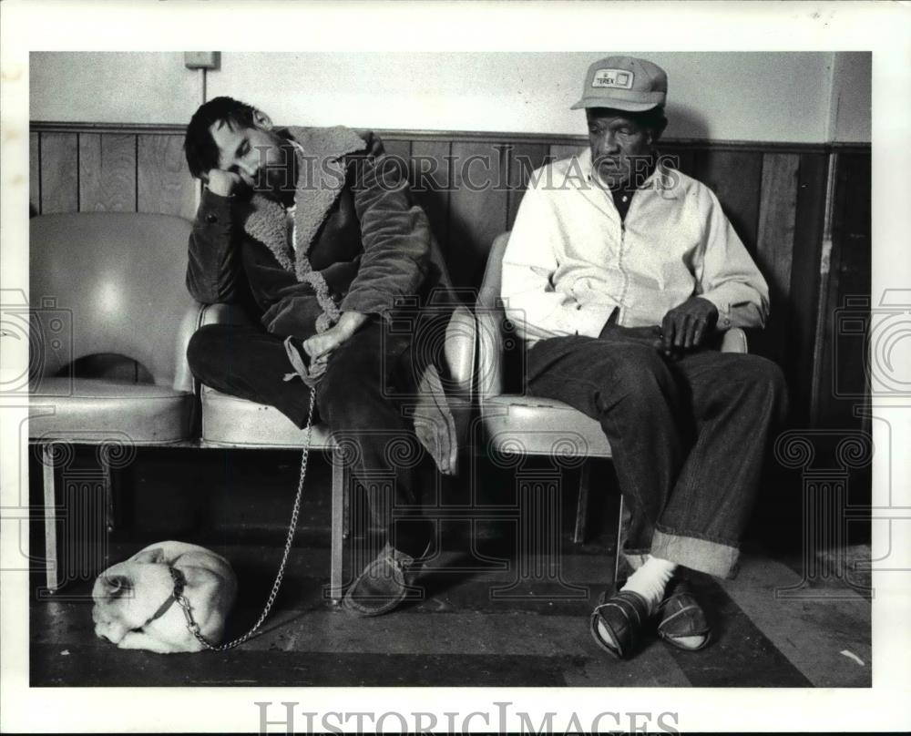 1986 Press Photo Vagrants - Historic Images