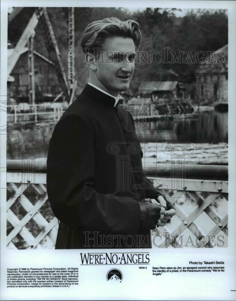 1989 Press Photo Sean Penn stars as Jim in We're No Angels - Historic Images